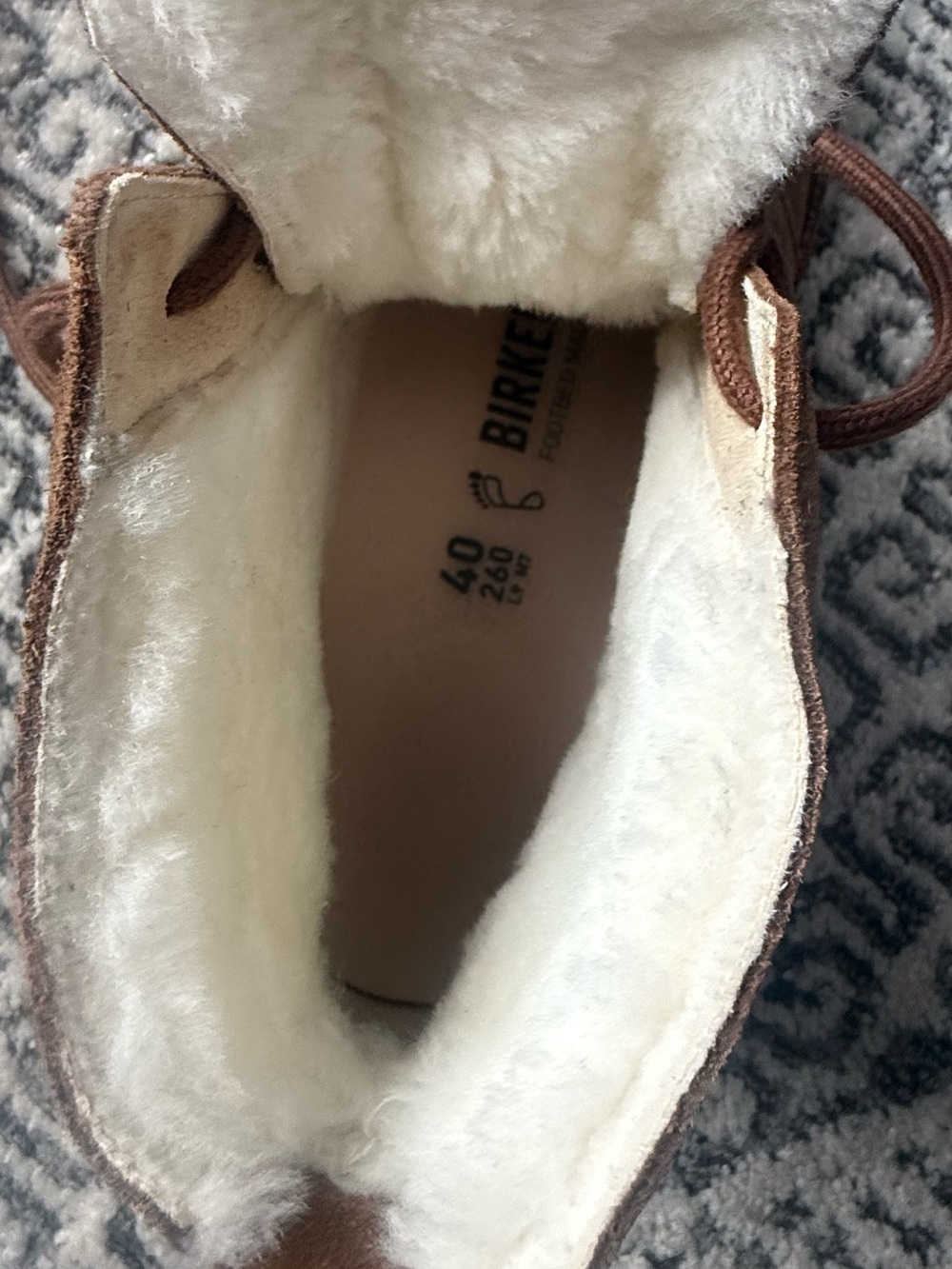 Birkenstock Brown Suede Lined Lace-Up Boot - Picture 5 of 5